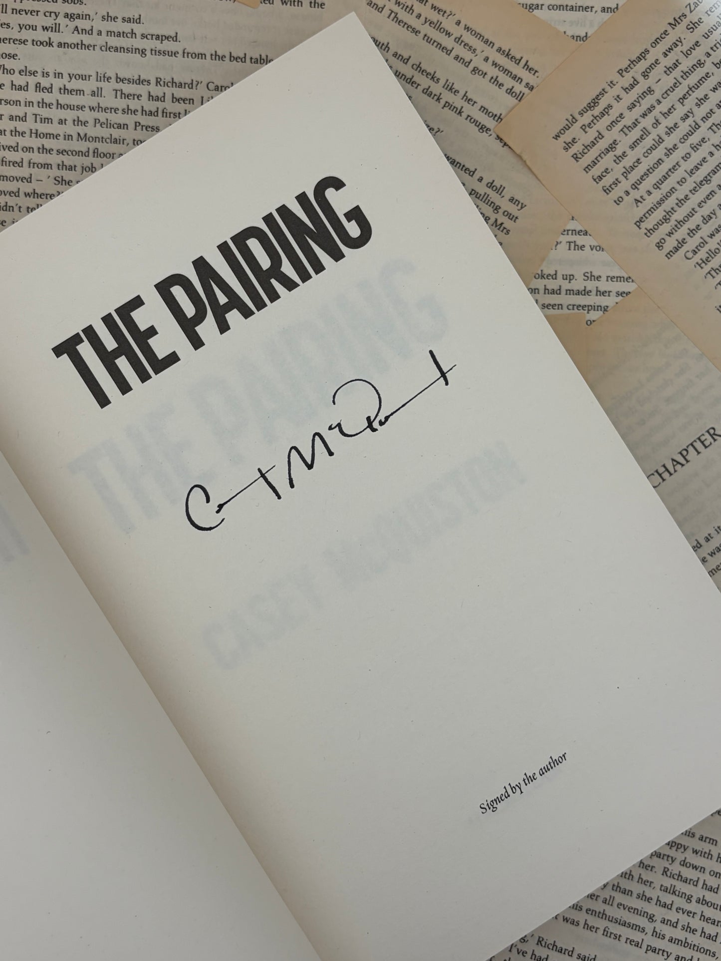 THE PAIRING - CASEY MCQUISTON - SIGNED HARDBACK