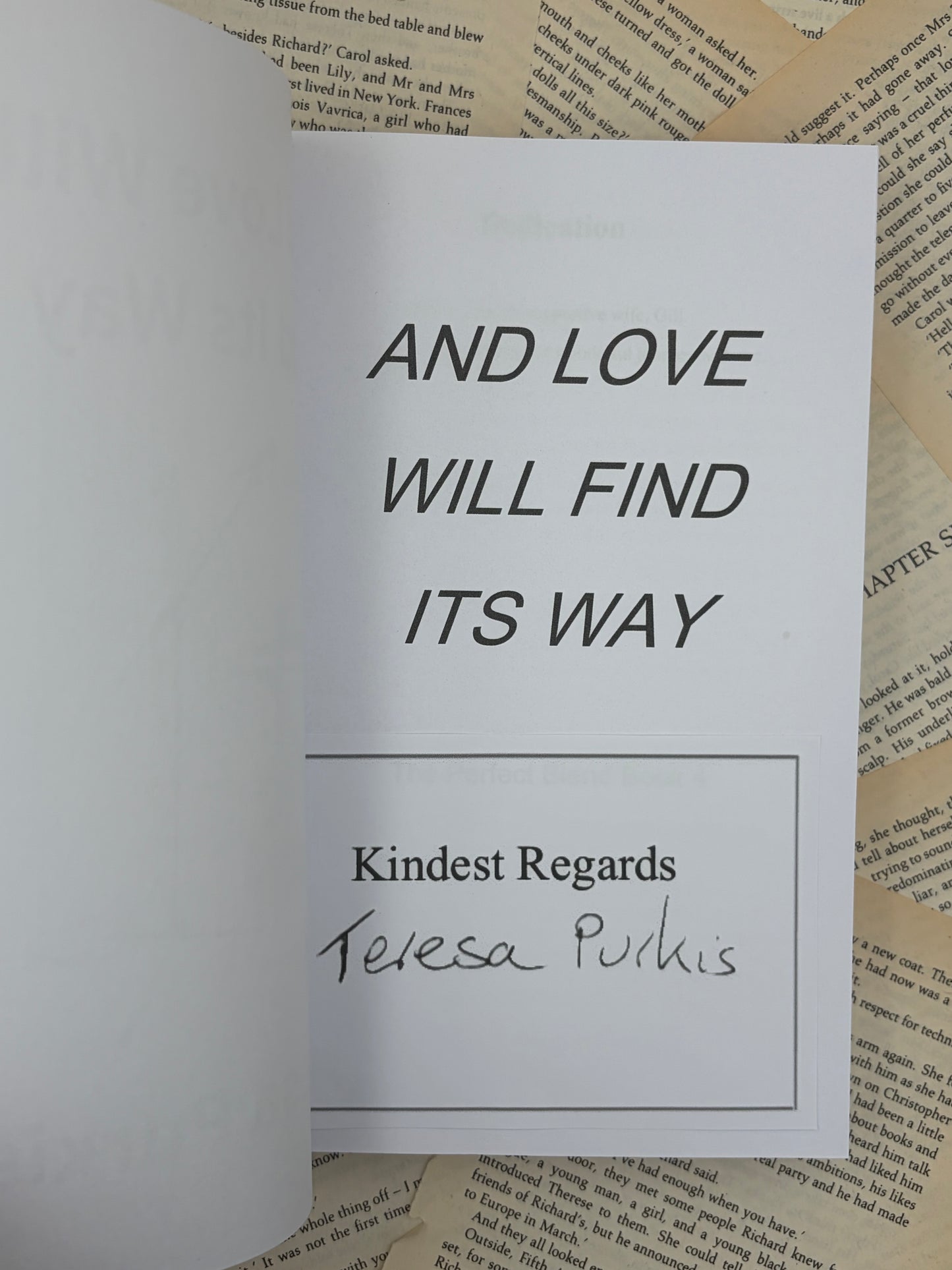 AND LOVE WILL FIND IT'S WAY - TERESA PURKIS