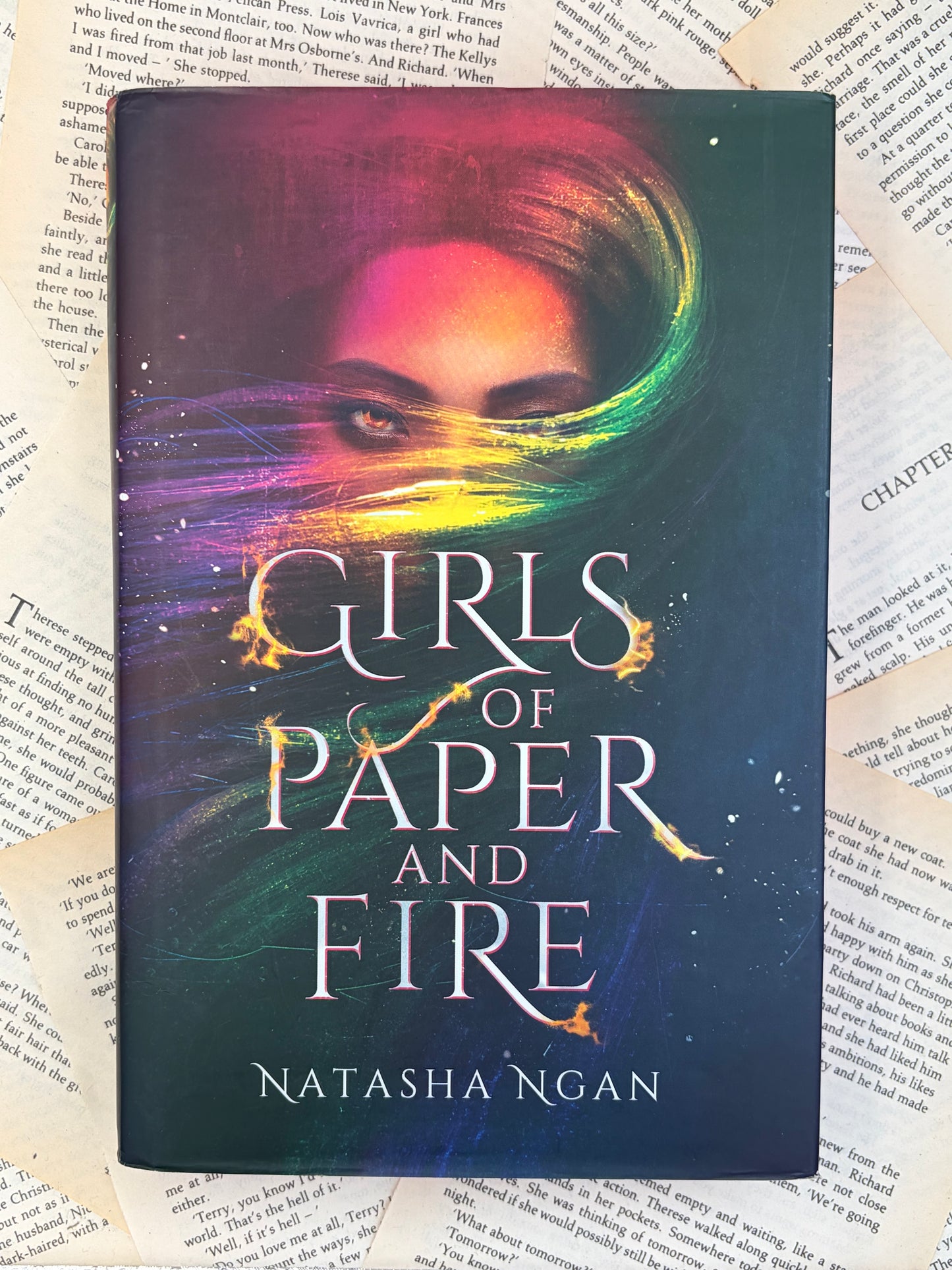 GIRLS OF PAPER AND FIRE - NATASHA NGAN - SIGNED EXCLUSIVE HARDBACK