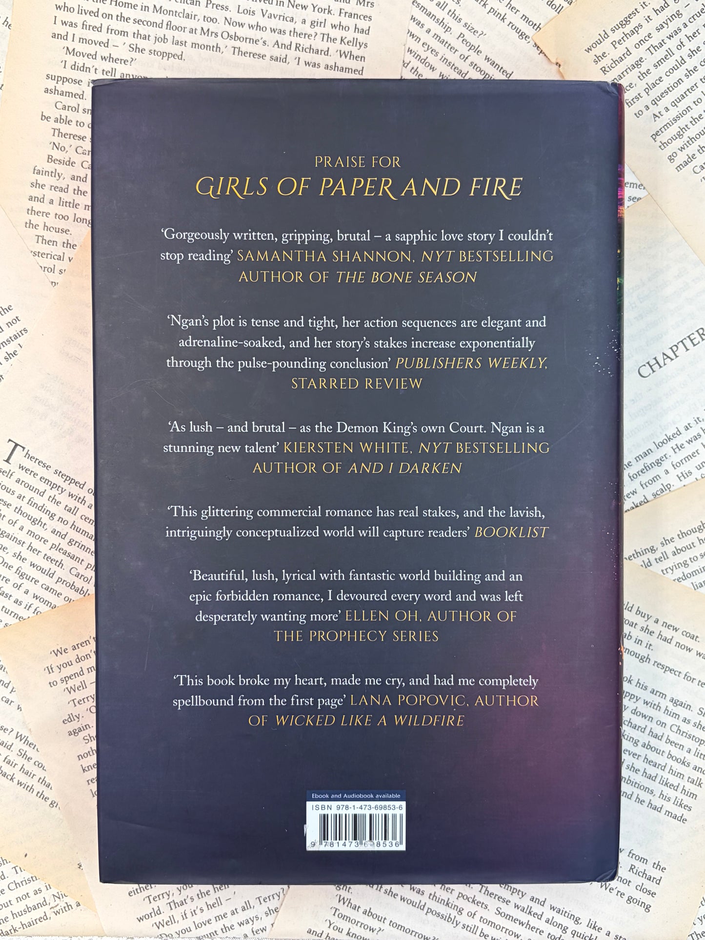 GIRLS OF PAPER AND FIRE - NATASHA NGAN - SIGNED EXCLUSIVE HARDBACK