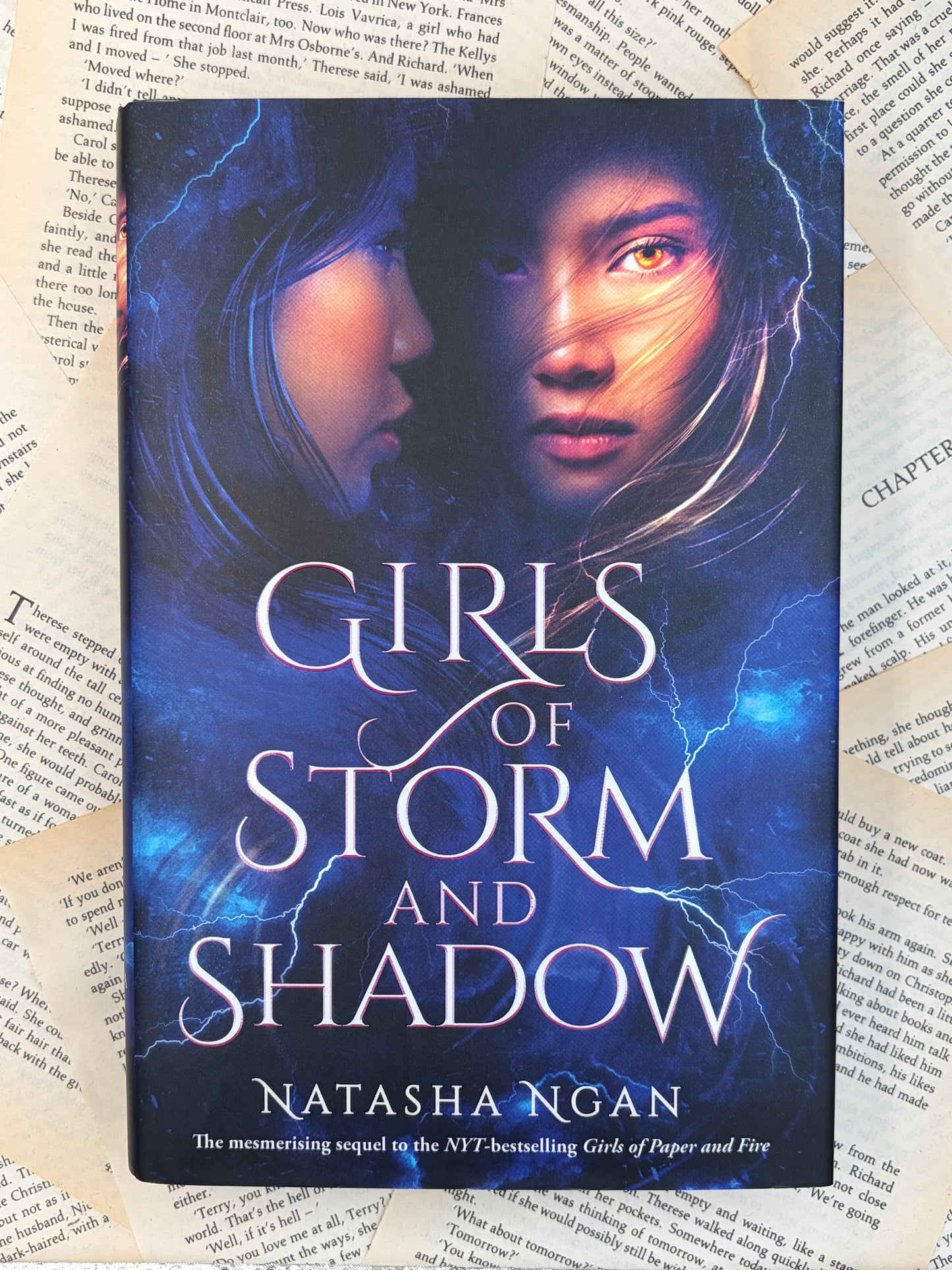 GIRLS OF STORM AND SHADOW - NATASHA NGAN - SIGNED HARDBACK