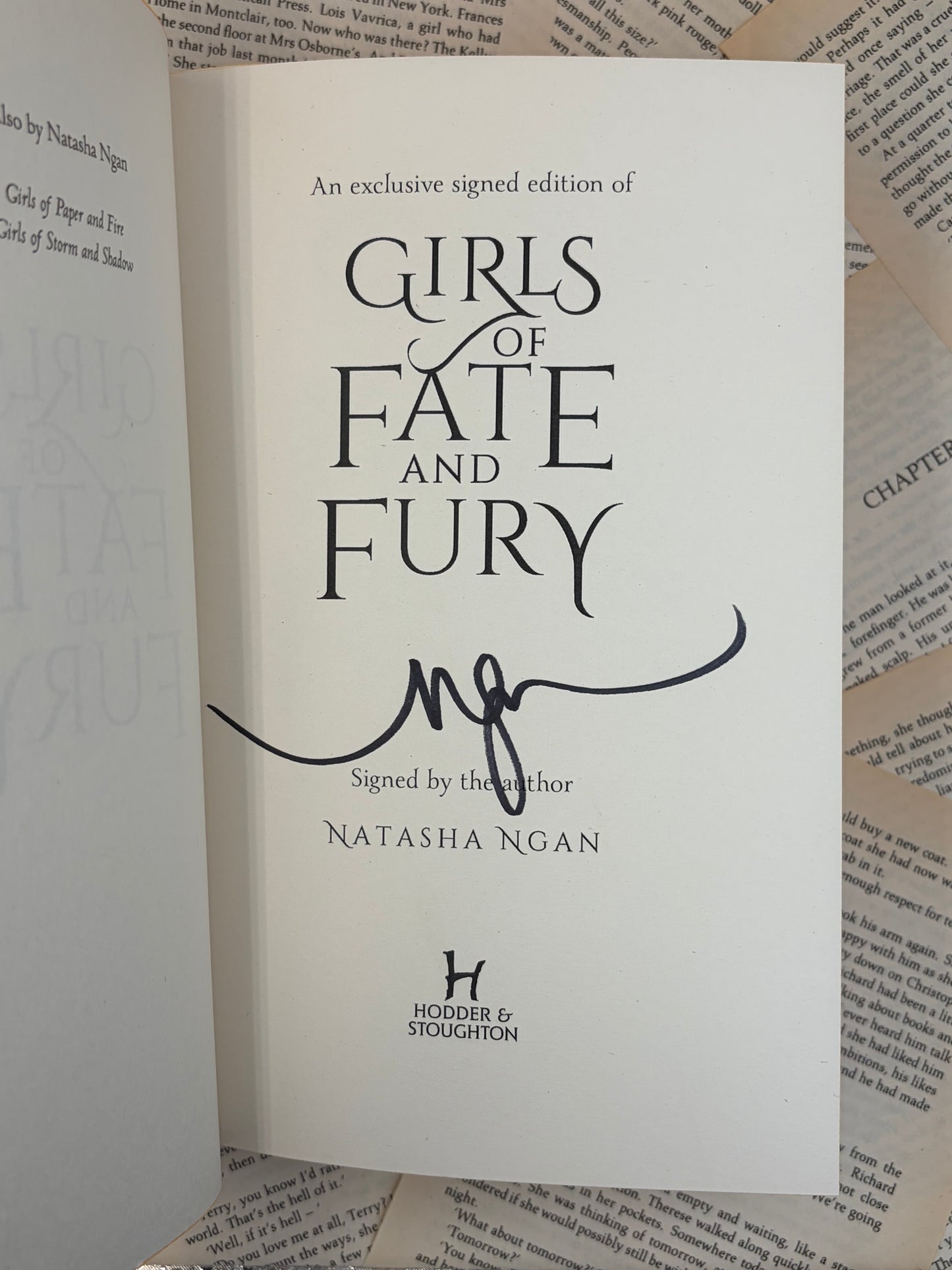 GIRLS OF FATE AND FURY - NATASHA NGAN - SIGNED FAIRYTLOOT EXCLUSIVE