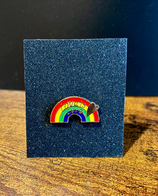 PRIDE RAINBOW PIN BADGE