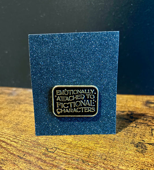 FICTIONAL CHARACTERS PIN BADGE