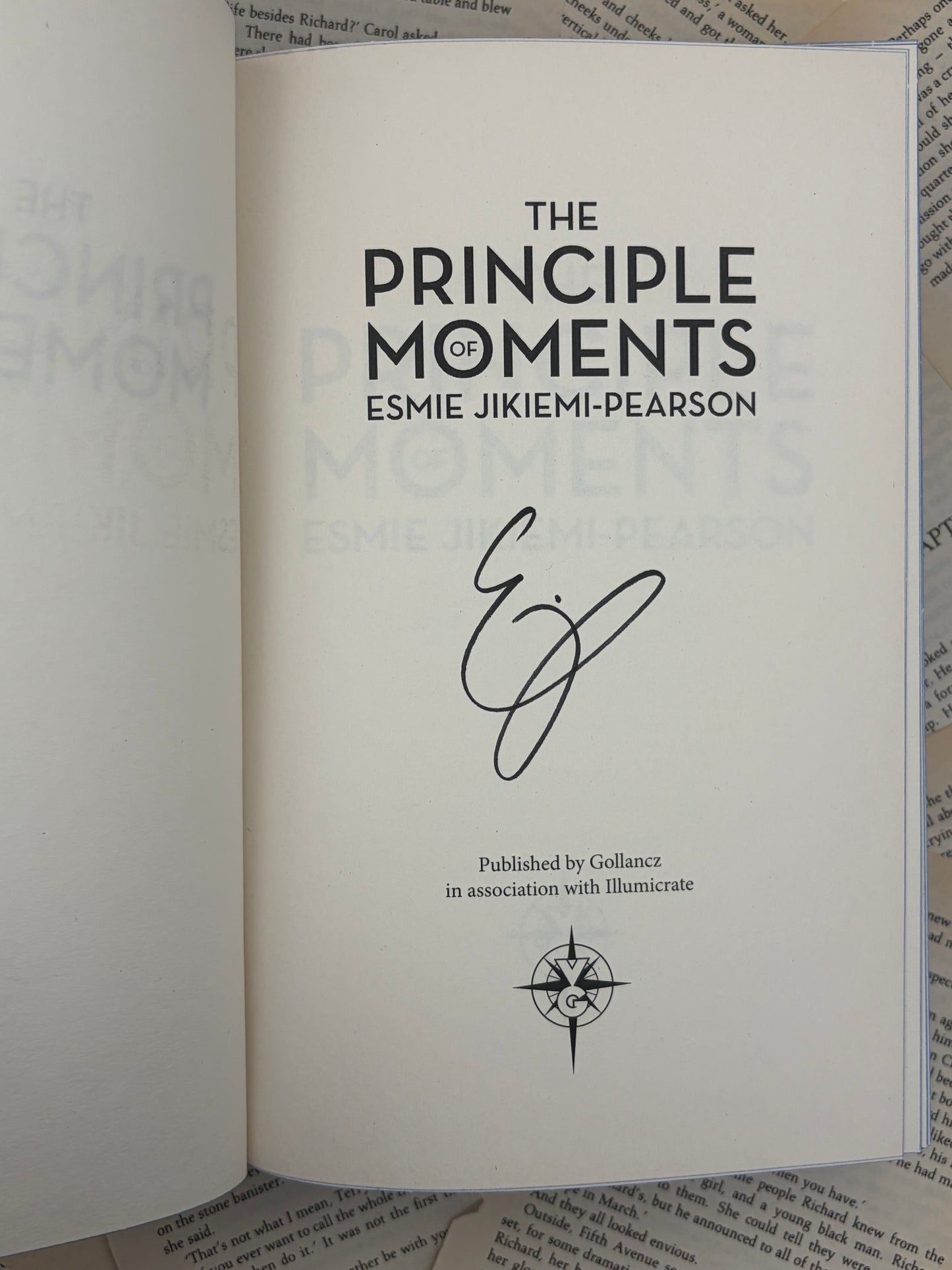 THE PRINCIPLE OF MOMENTS - ESMIE JIKIEMI-PEARSON - ILLUMICRATE HARDBACK