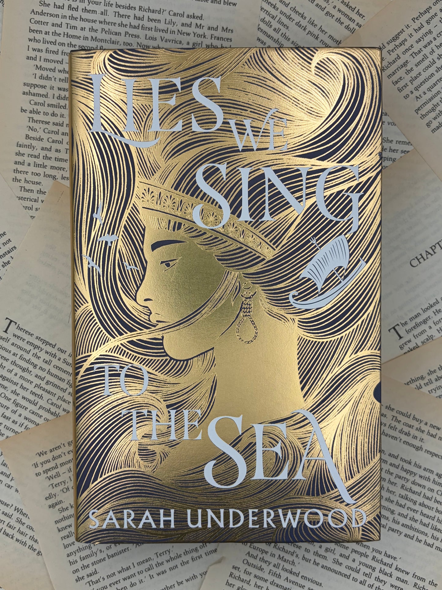 LIES WE SING TO THE SEA - SARAH UNDERWOOD - ILLUMICRATE HARDBACK