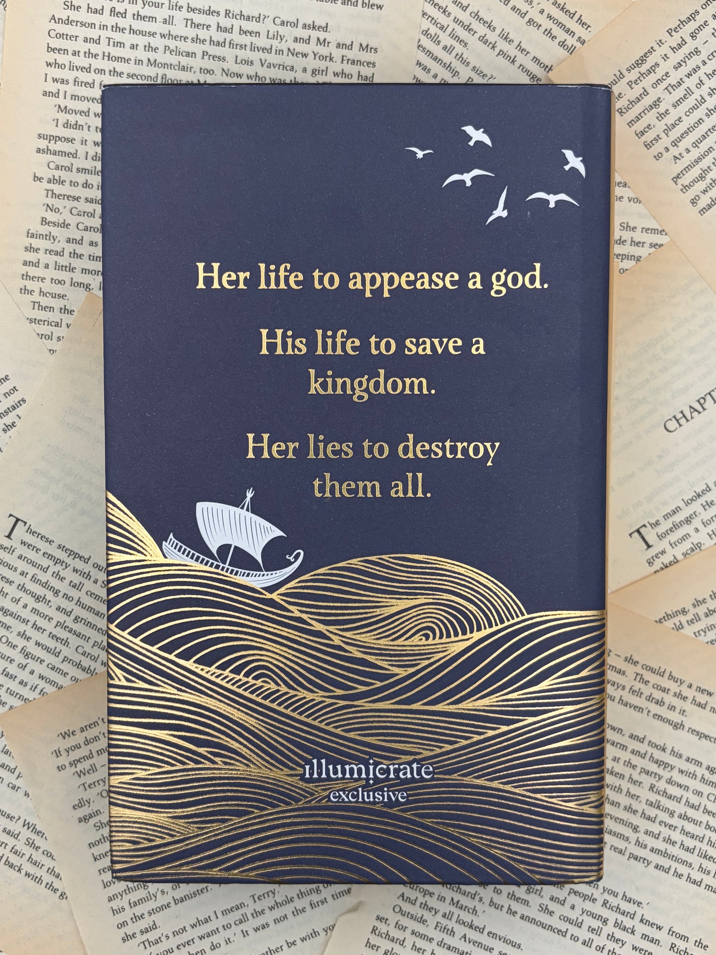 LIES WE SING TO THE SEA - SARAH UNDERWOOD - ILLUMICRATE HARDBACK