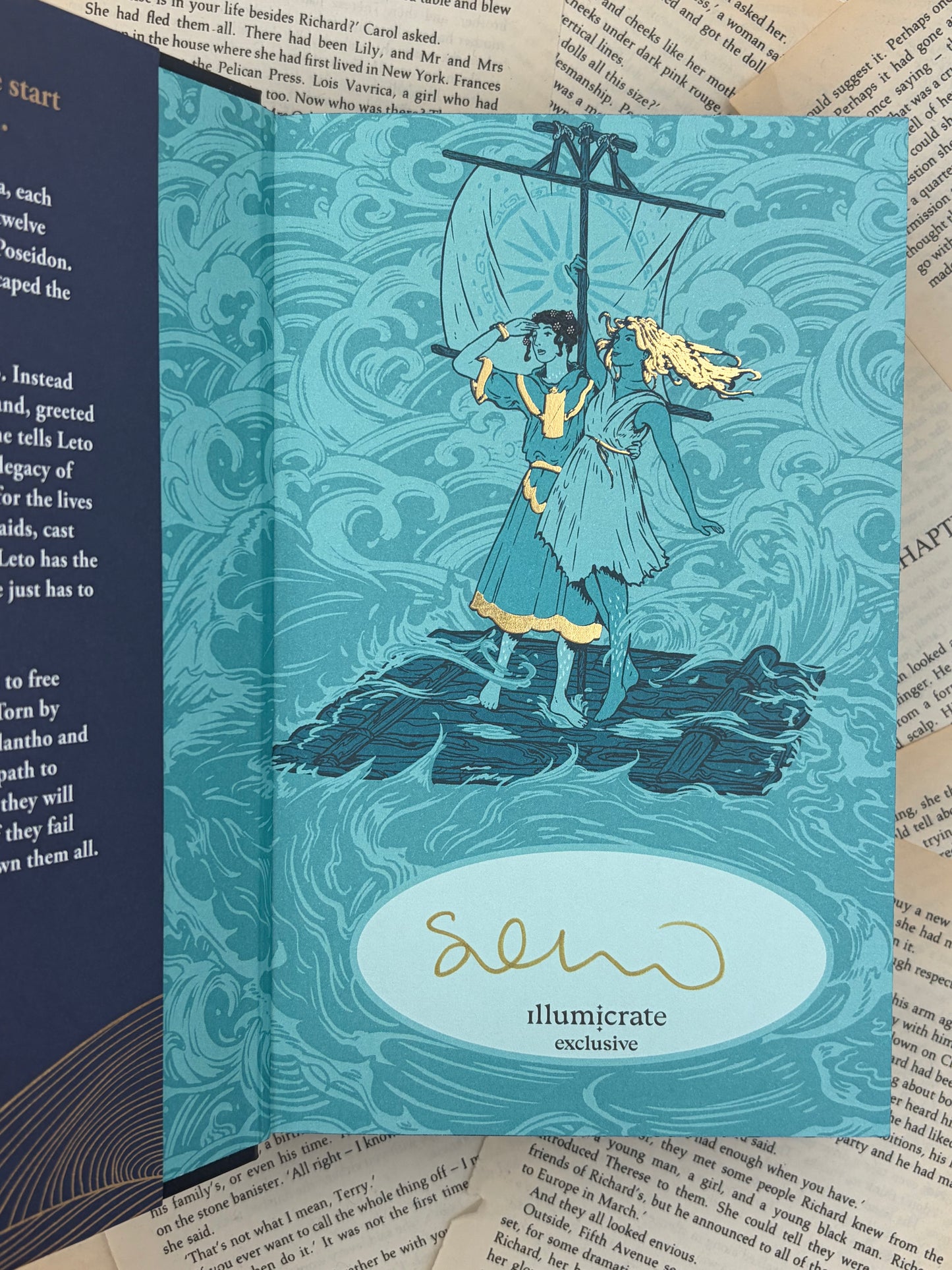 LIES WE SING TO THE SEA - SARAH UNDERWOOD - ILLUMICRATE HARDBACK