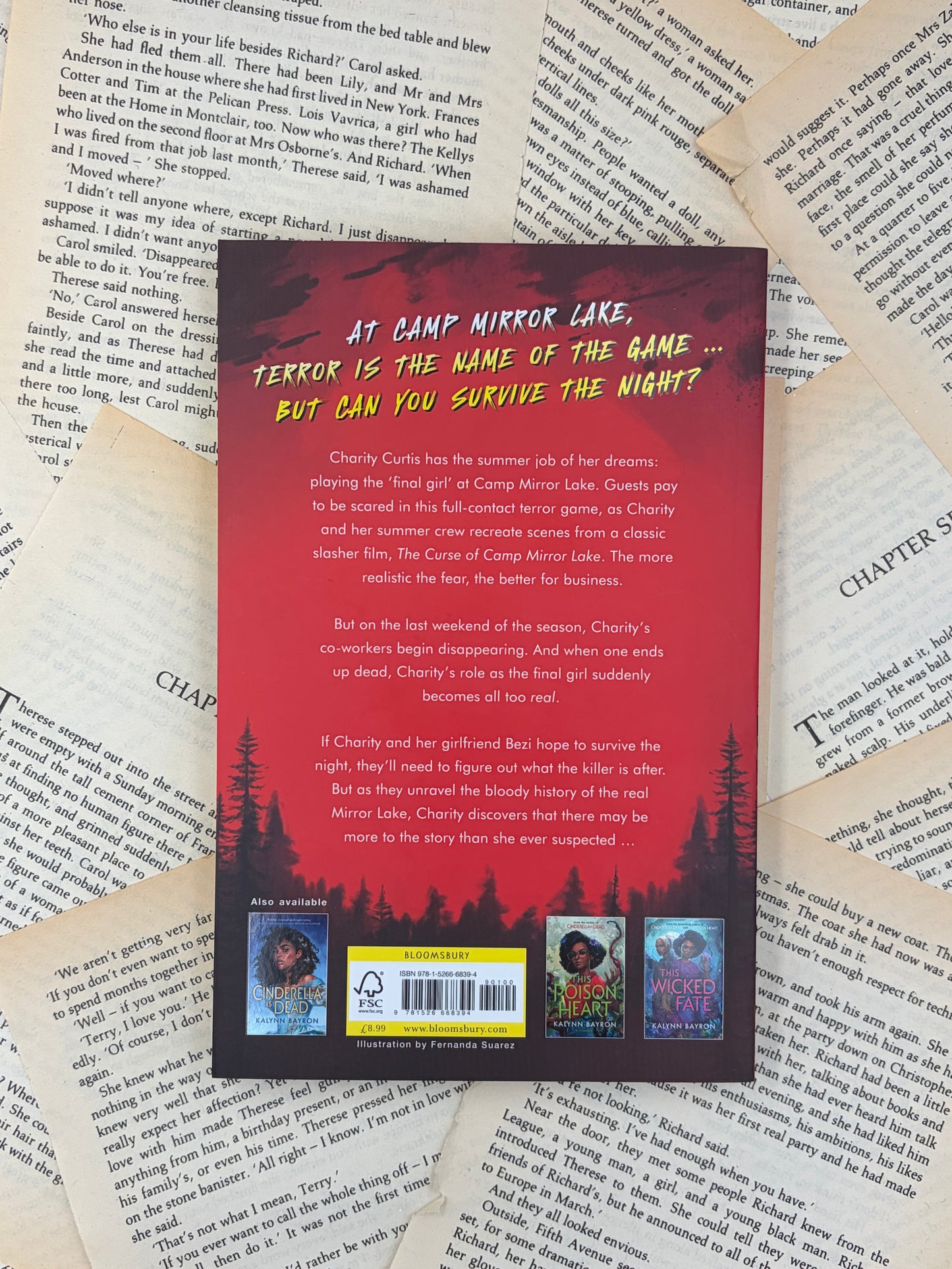 YOU'RE NOT SUPPOSED TO DIE TONIGHT - KALYNN BAYRON - PAPERBACK SPRAYED EDGES