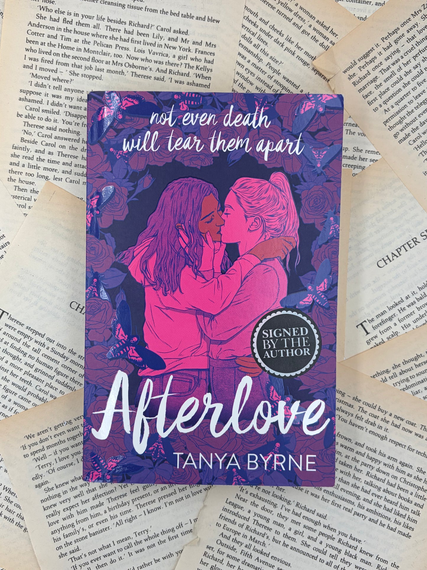 AFTERLOVE - TANYA BYRNE - PAPERBACK SIGNED