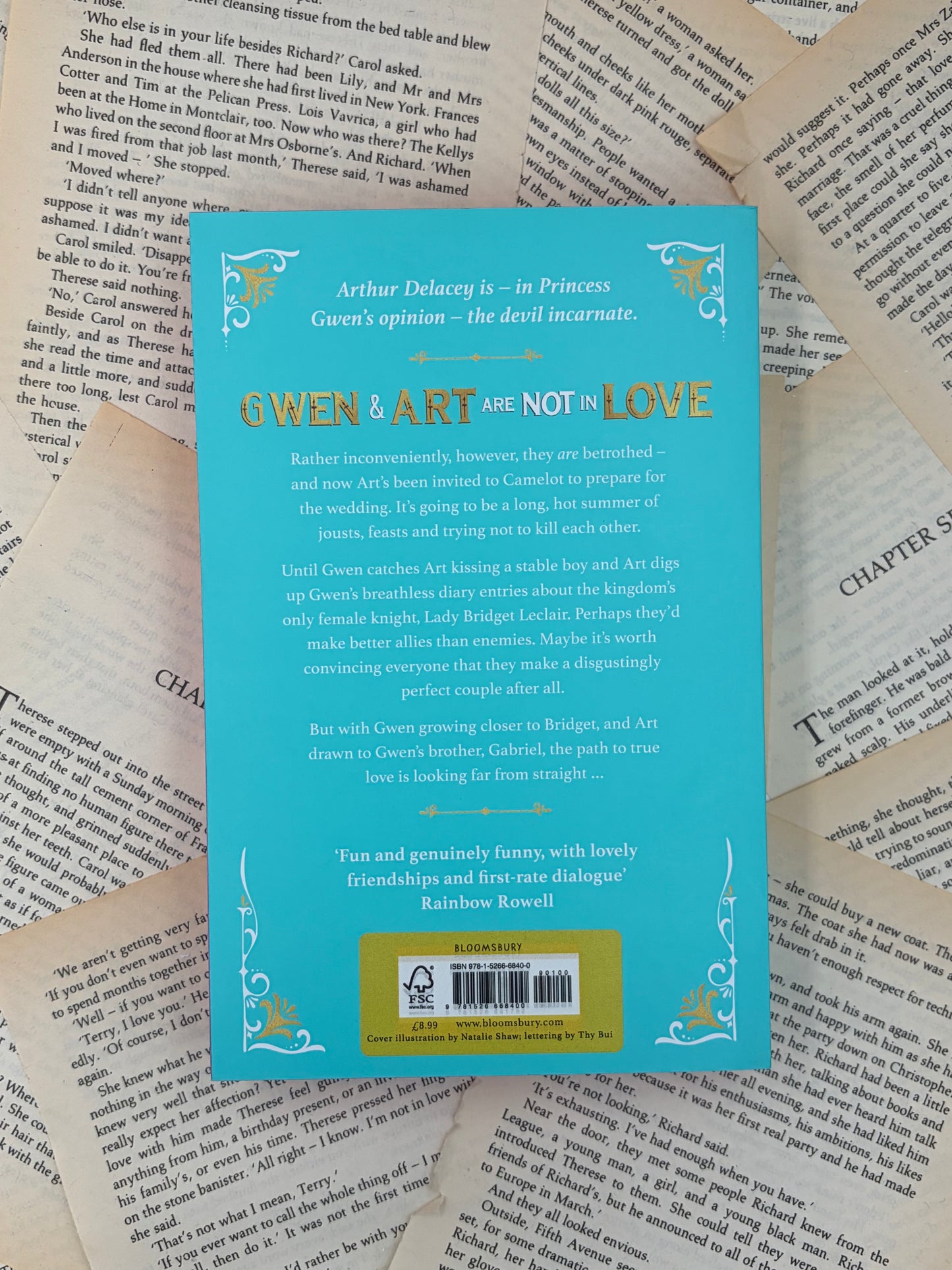 GWEN AND ART ARE NOT IN LOVE - LEX CROUCHER - PAPERBACK SPRAYED EDGES